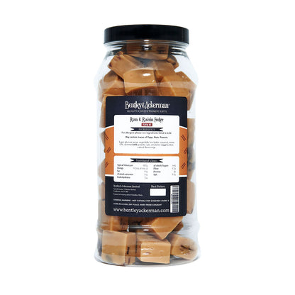 Rum and Raisin Fudge